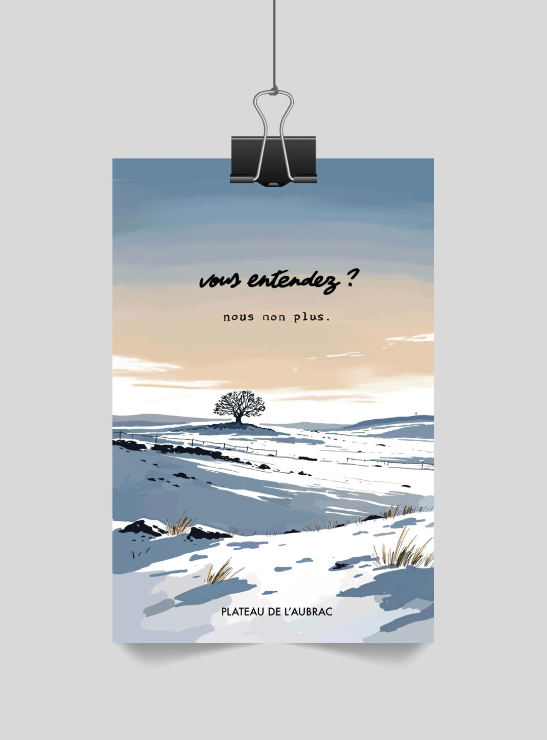 Affiche Plateau de l’Aubrac