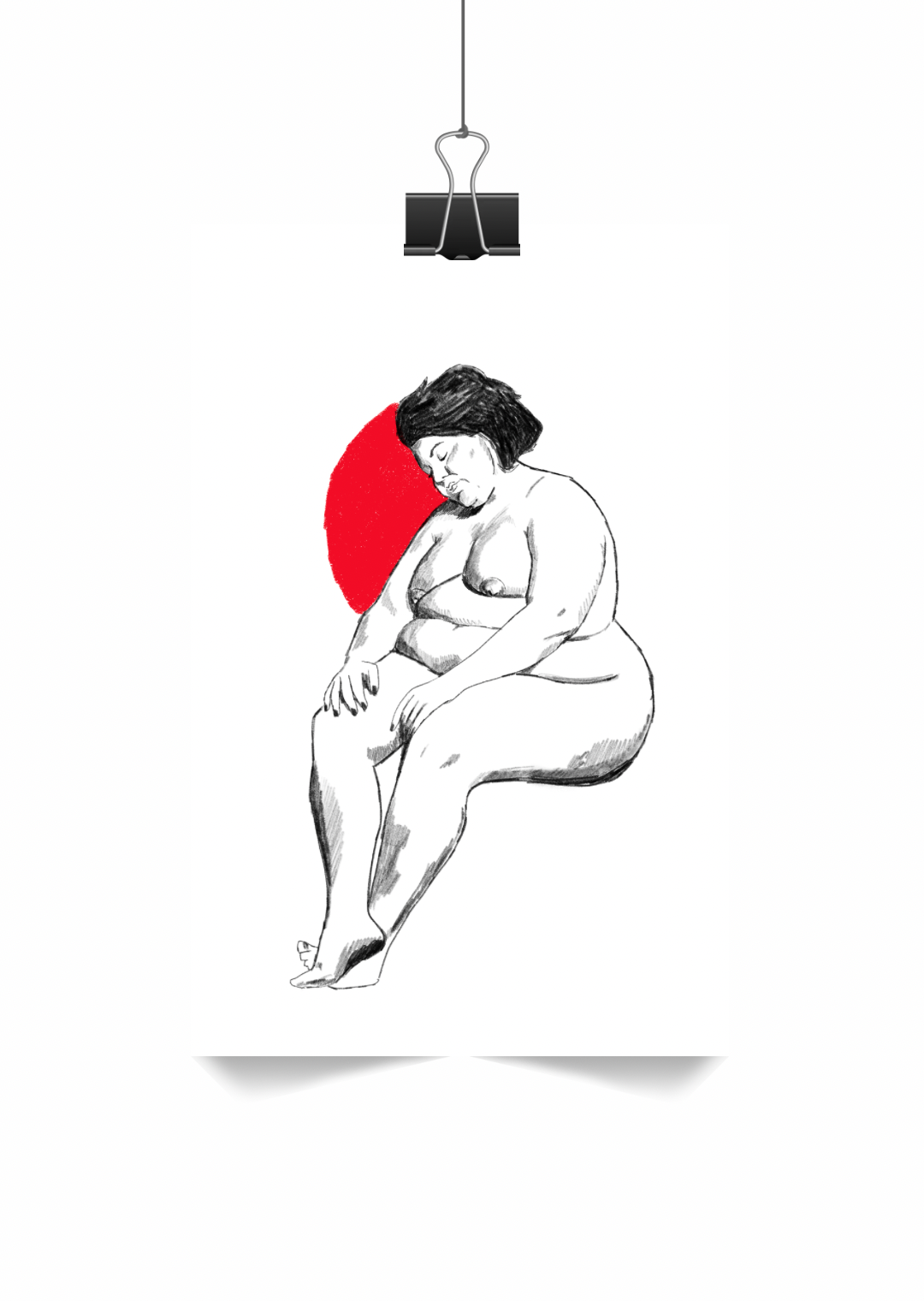 Nu rouge