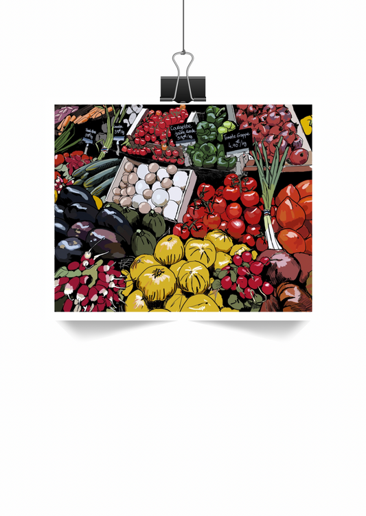 Jour de marché.