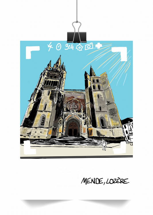 Cathédrale de Mende.